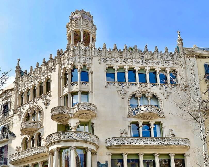 Casa Lleó Morera - modernistische gebouwen in barcelona